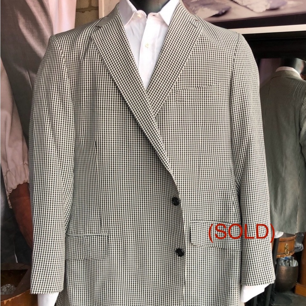 Houndstooth Blazer single breasted two button.